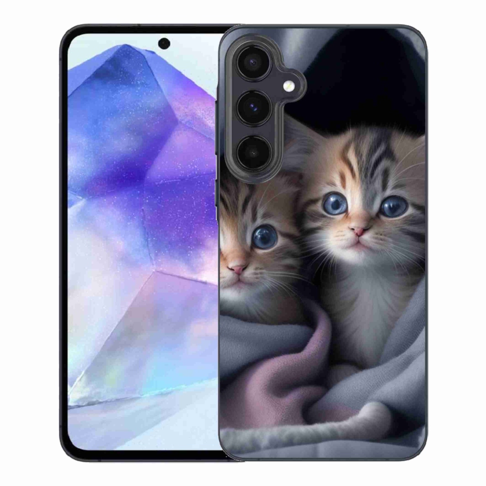 Gél védőburkolat mmCase Samsung Galaxy A55 5G - cat duo 2 - számára