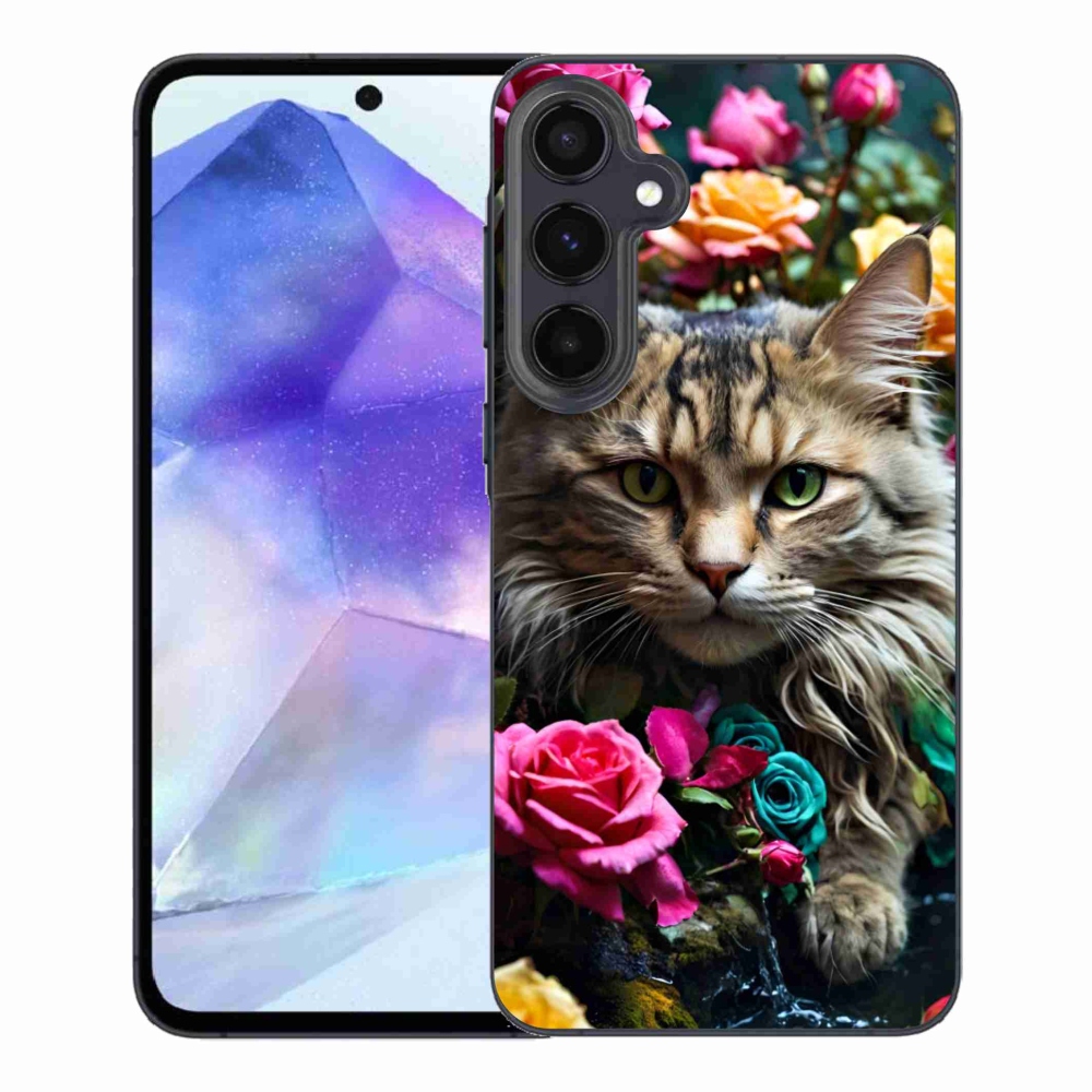 Gél borítás mmCase Samsung Galaxy A55 5G - macskaszem nézet 2