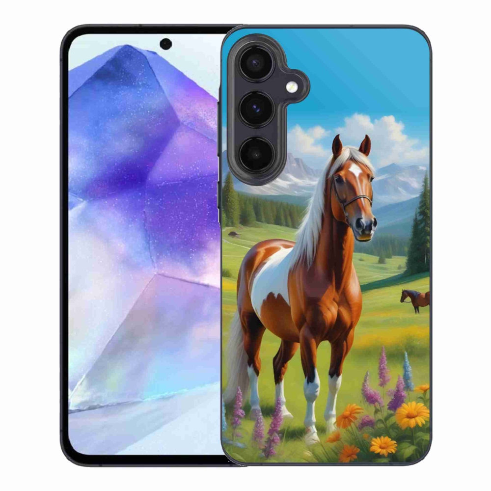 Zselés borítás mmCase Samsung Galaxy A55 5G - ló a réten