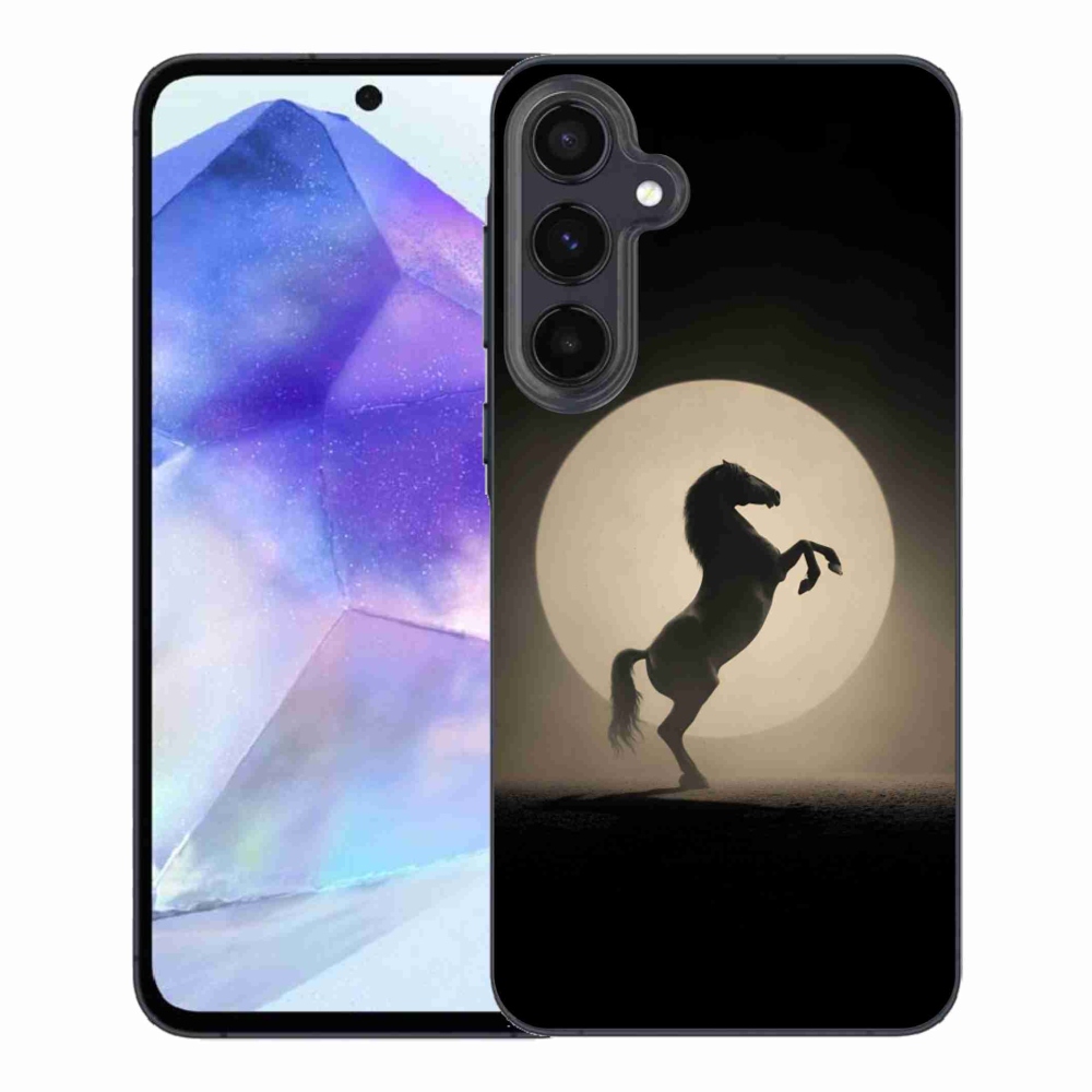 Zselés borítás mmCase Samsung Galaxy A55 5G - ló sziluettben