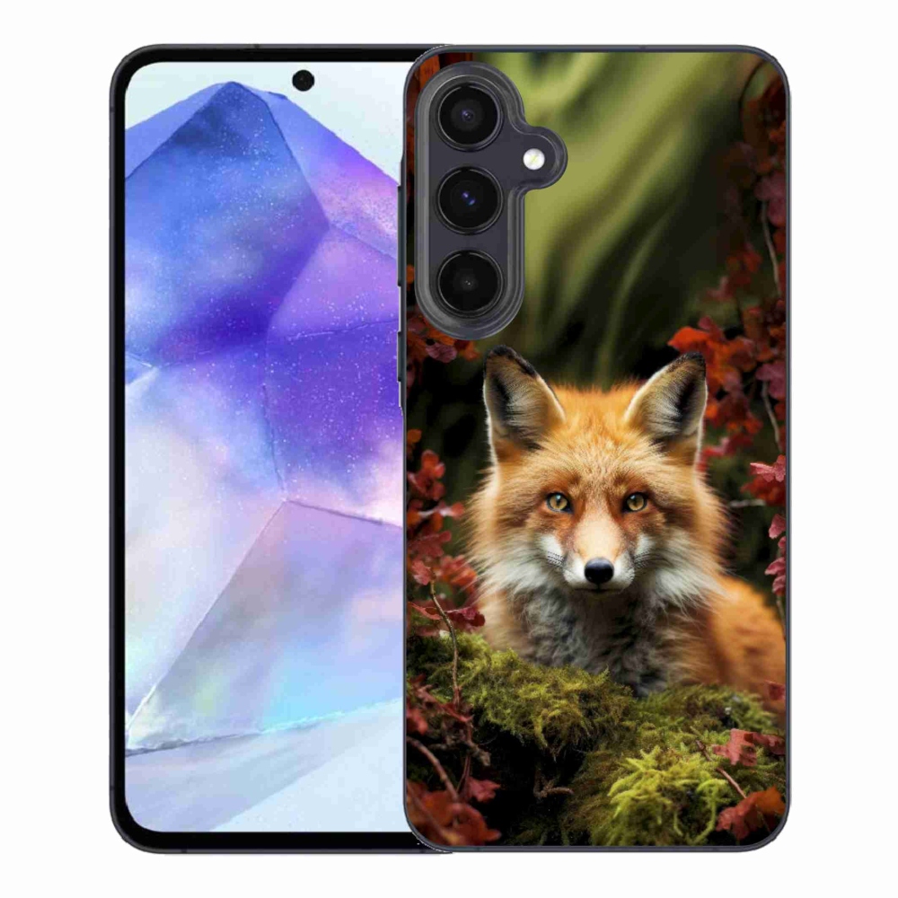 Zselés borítás mmCase Samsung Galaxy A55 5G - róka az erdőben