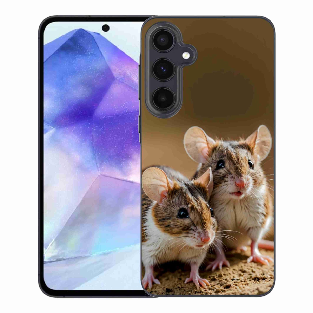 Zselés borítás mmCase Samsung Galaxy A55 5G - egér duóhoz
