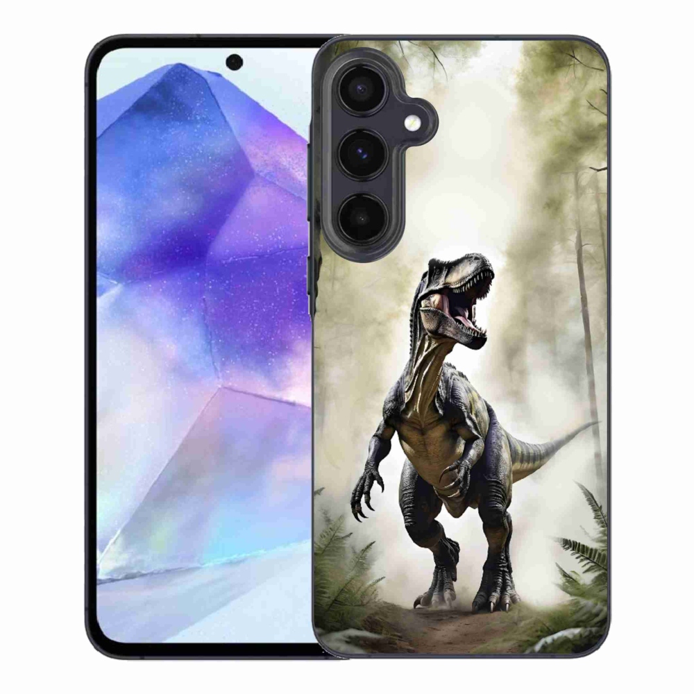 Gél borítás mmCase Samsung Galaxy A55 5G - dühös T-Rex