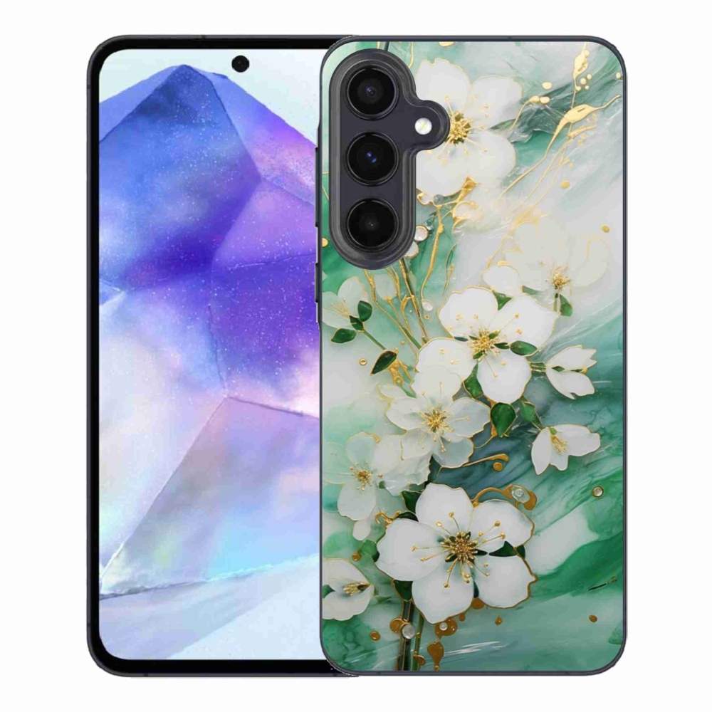 Gél borítás mmCase Samsung Galaxy A55 5G - finom virágok
