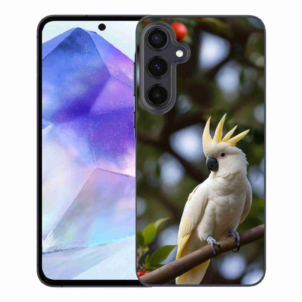 Gél borítás mmCase Samsung Galaxy A55 5G - papagáj kakadu 3