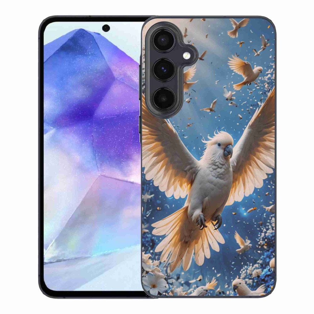 Zselés borítás mmCase Samsung Galaxy A55 5G - papagáj kakadu