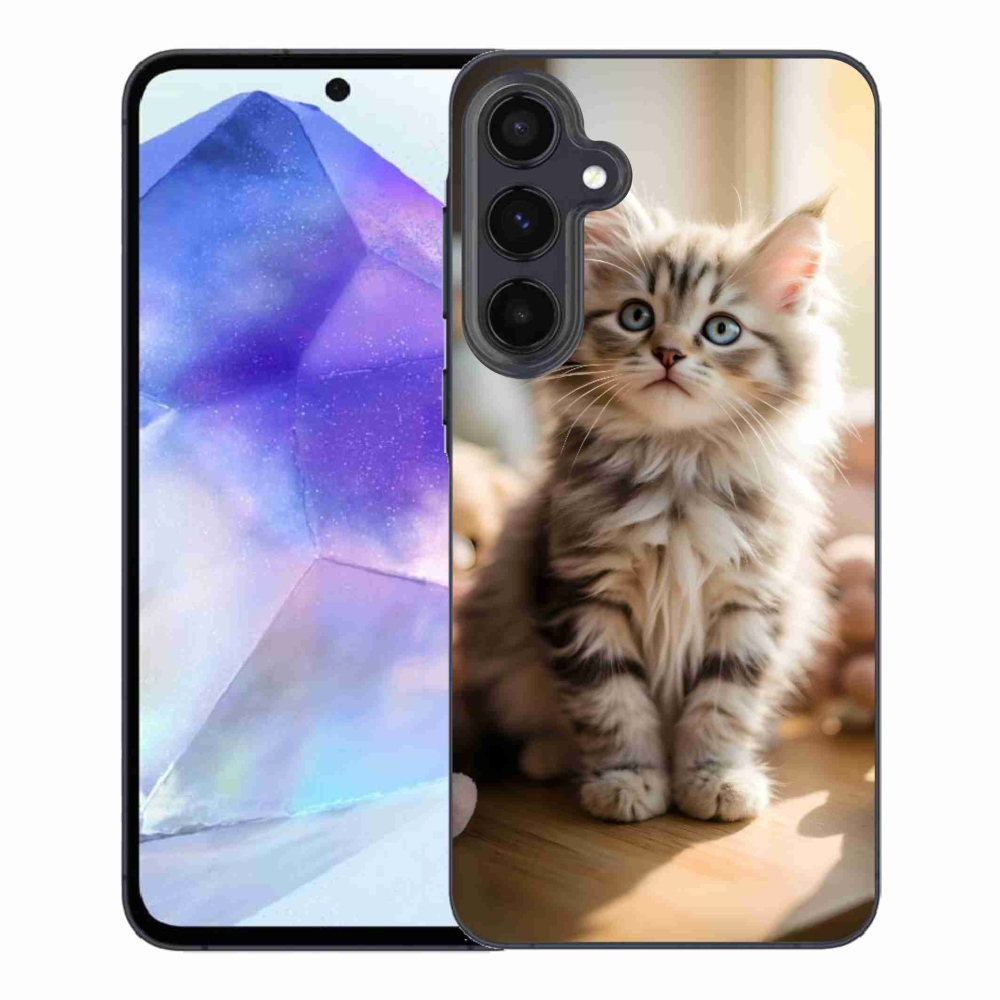Gél borítás mmCase Samsung Galaxy A55 5G - aranyos cica 10