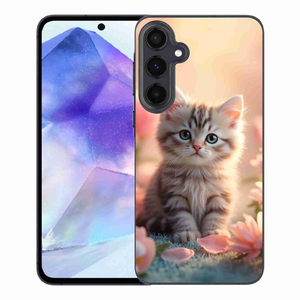 Gél borítás mmCase Samsung Galaxy A55 5G - aranyos cica 8