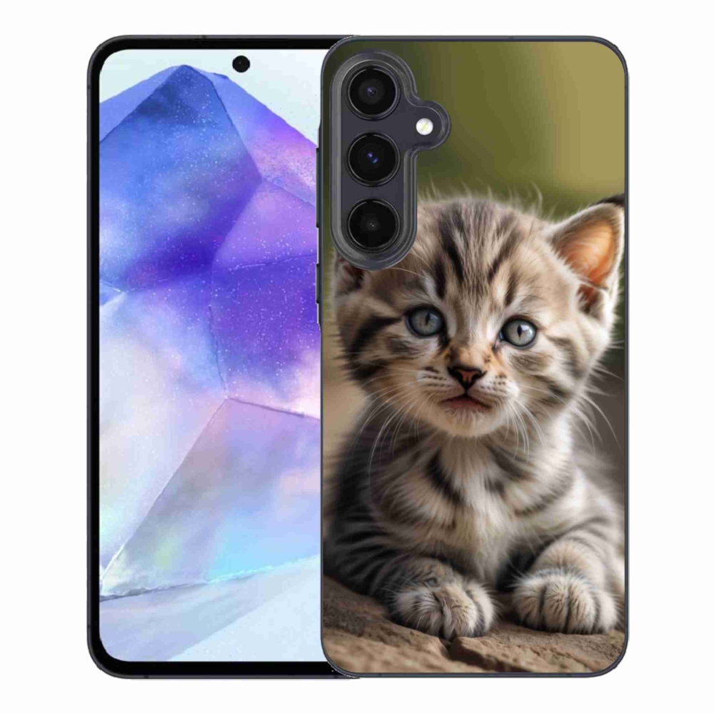 Gél borító mmCase Samsung Galaxy A55 5G - aranyos cica 9