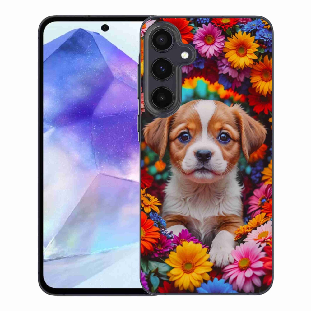 Gél borítás mmCase Samsung Galaxy A55 5G - aranyos kiskutya