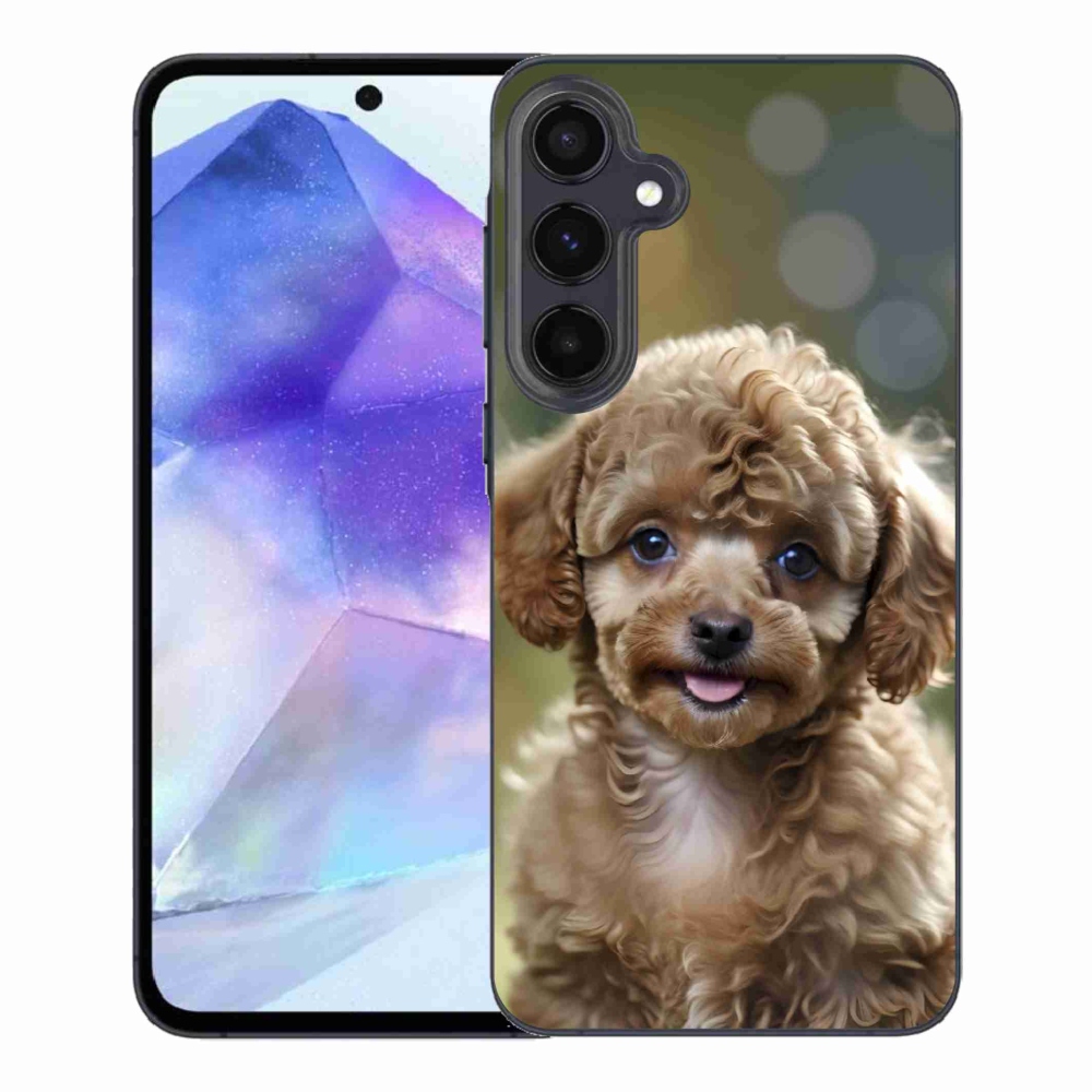 Gél borítás mmCase Samsung Galaxy A55 5G - aranyos uszkár