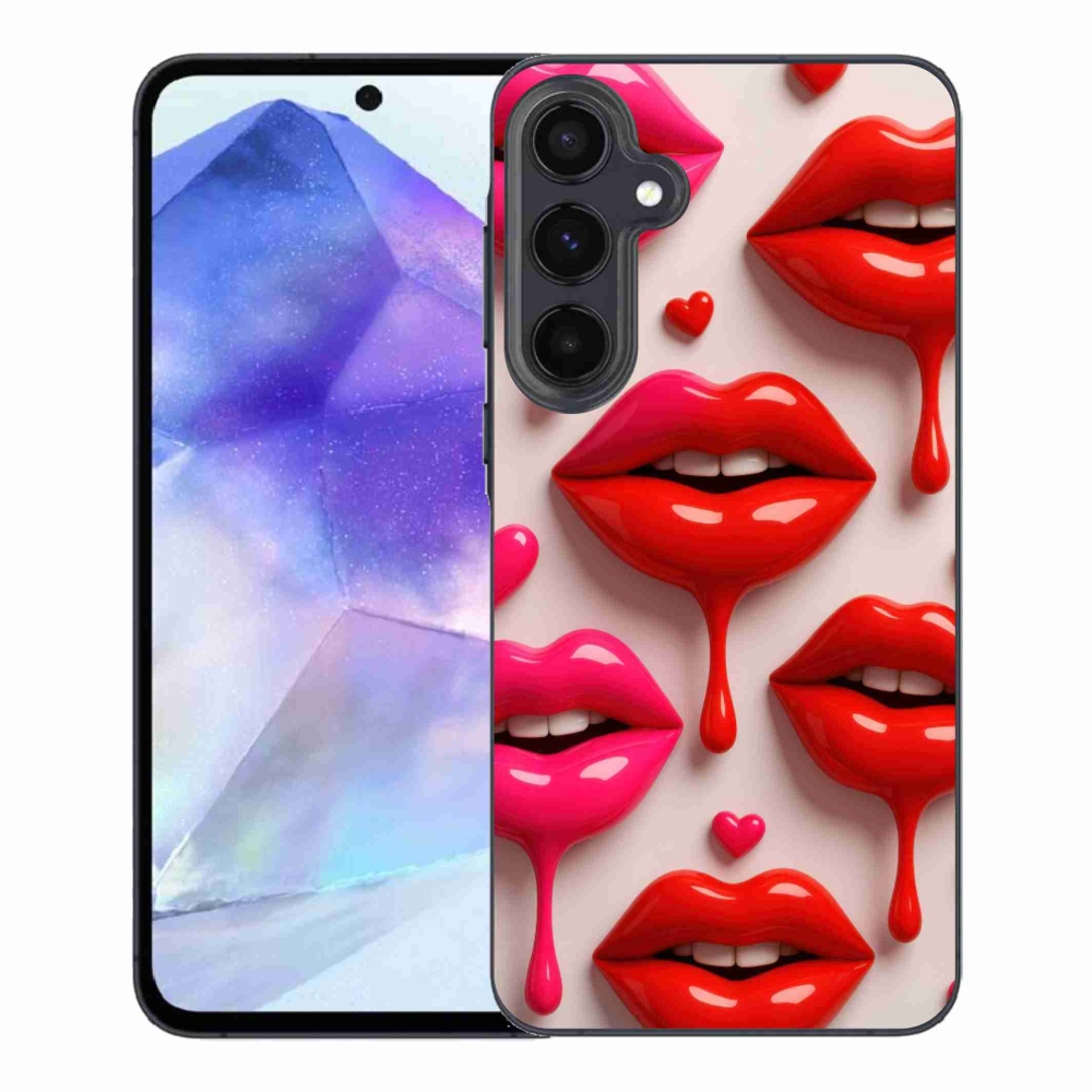 Zselés borítás mmCase Samsung Galaxy A55 5G - ajkak 2