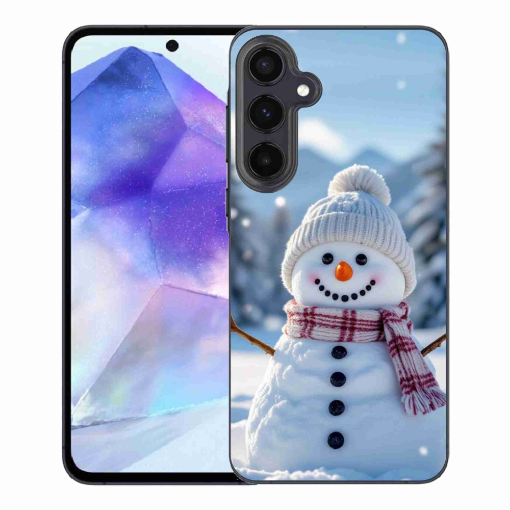 Gél védőhuzat mmCase Samsung Galaxy A55 5G - hóember 3