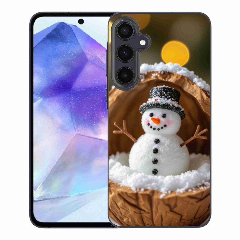 Gél védőhuzat mmCase Samsung Galaxy A55 5G - hóember 4