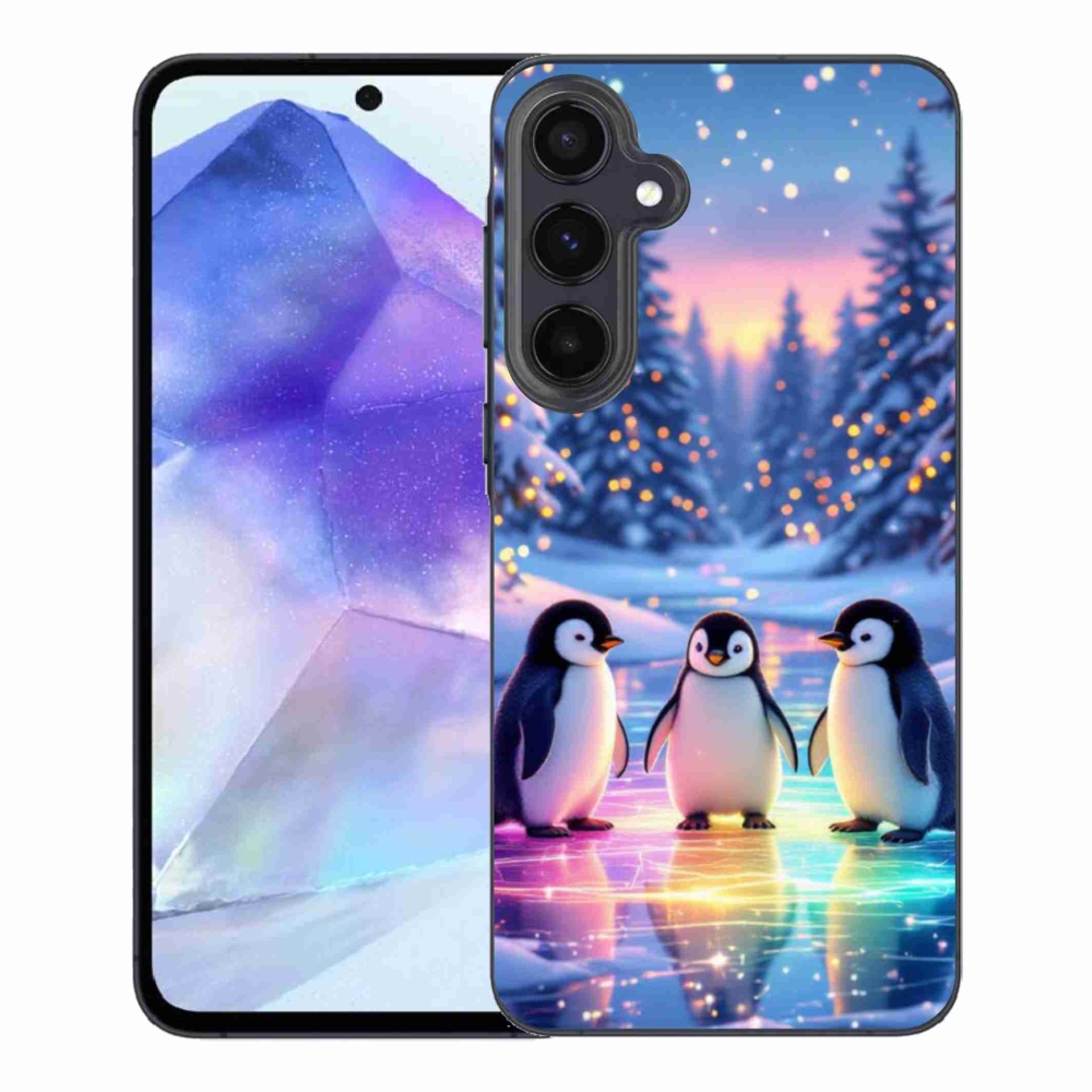 Gél borítás mmCase Samsung Galaxy A55 5G - pingvinekhez