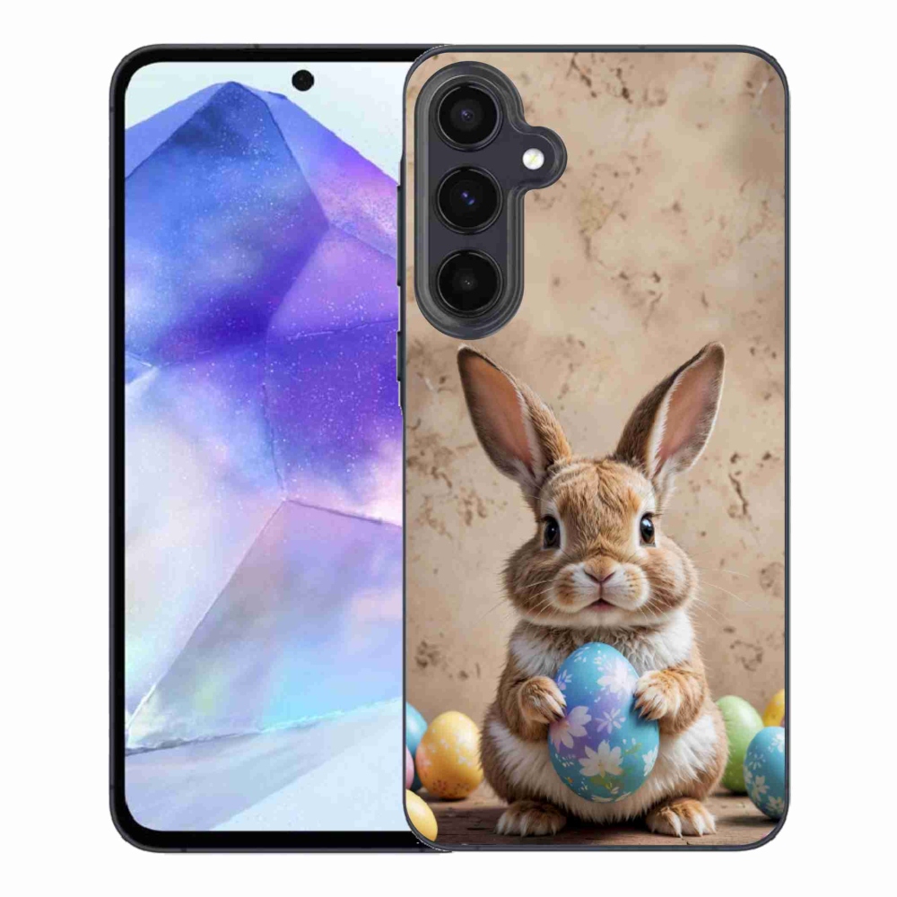 Gél védőhuzat mmCase Samsung Galaxy A55 5G - Húsvéti nyuszi