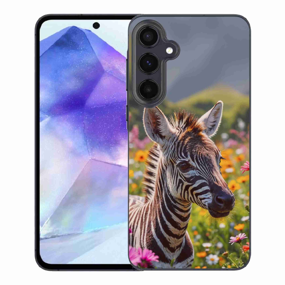 Zselés borítás mmCase Samsung Galaxy A55 5G - zebra a réten