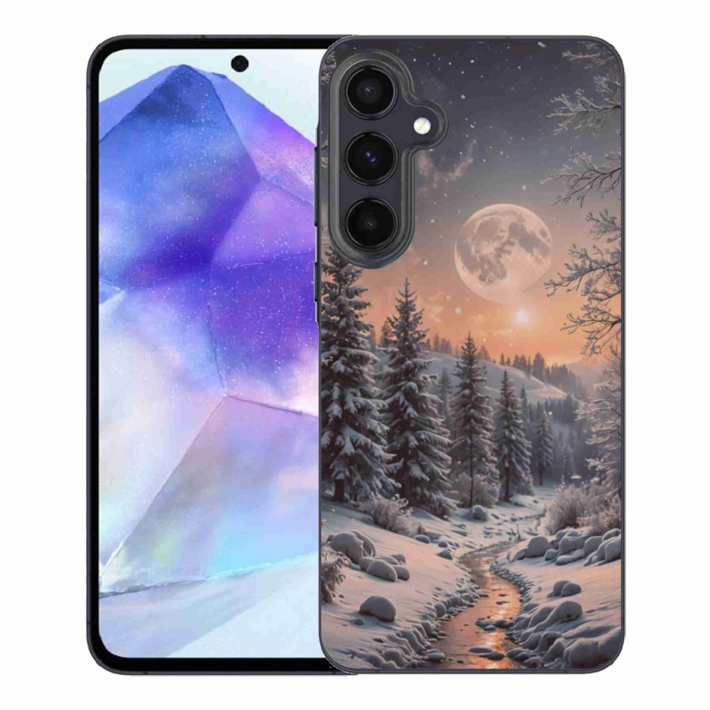Gél borítás mmCase Samsung Galaxy A55 5G - téli táj 2