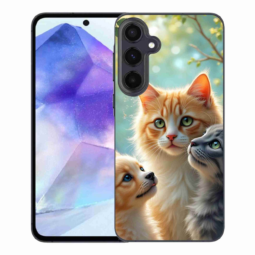 Gél borítás mmCase Samsung Galaxy A55 5G - állatbarátság 2