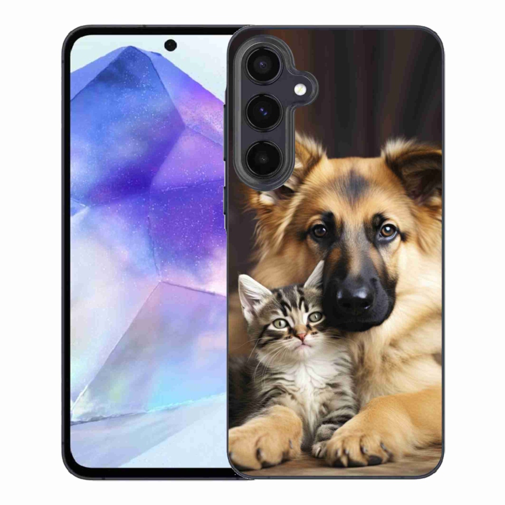 Gél borítás mmCase Samsung Galaxy A55 5G - állatbarátság