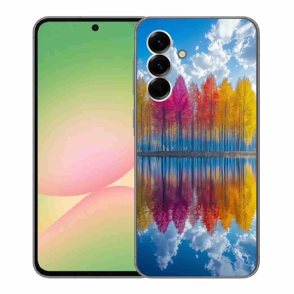 Gél borítás mmCase Samsung Galaxy A56 5G - színes fákhoz