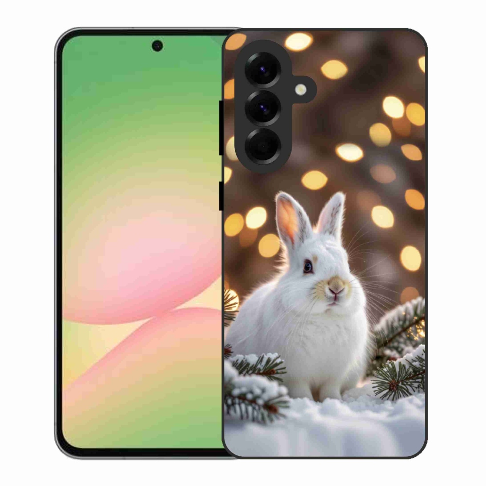Gél védőhuzat mmCase Samsung Galaxy A56 5G - fehér nyúlhoz