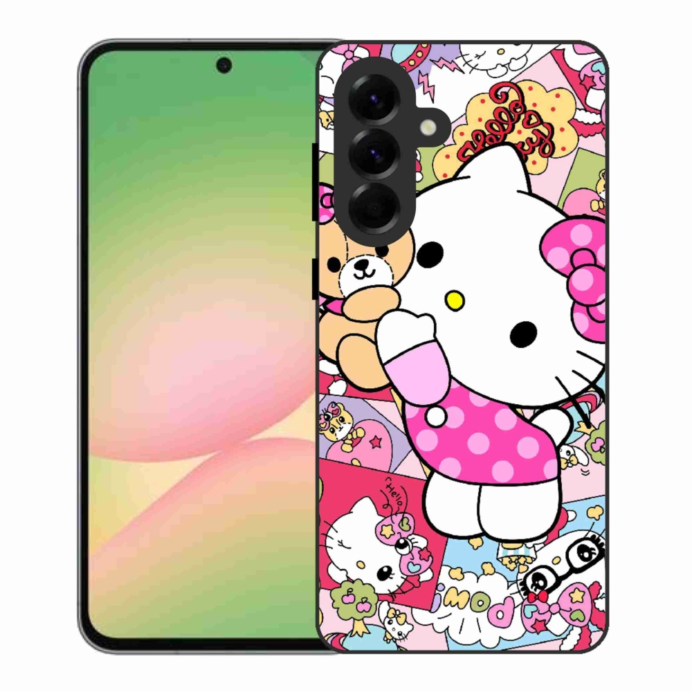 Gél borítás mmCase Samsung Galaxy A56 5G - aranyos cica - Samsung Galaxy A56 5G - cuki cica