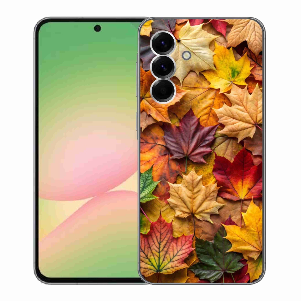 Gél borítás mmCase Samsung Galaxy A56 5G - juharlevelek 2