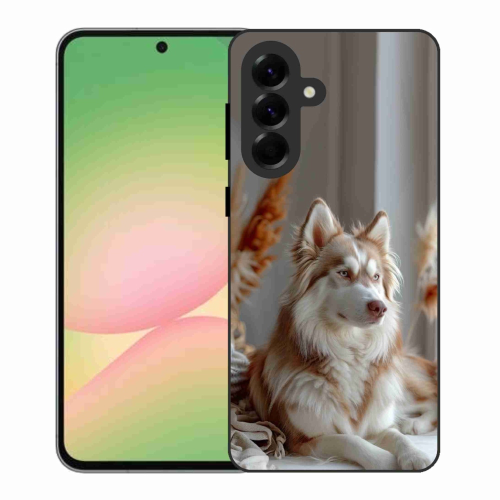 Gél borítás mmCase Samsung Galaxy A56 5G - csendes szibériai husky