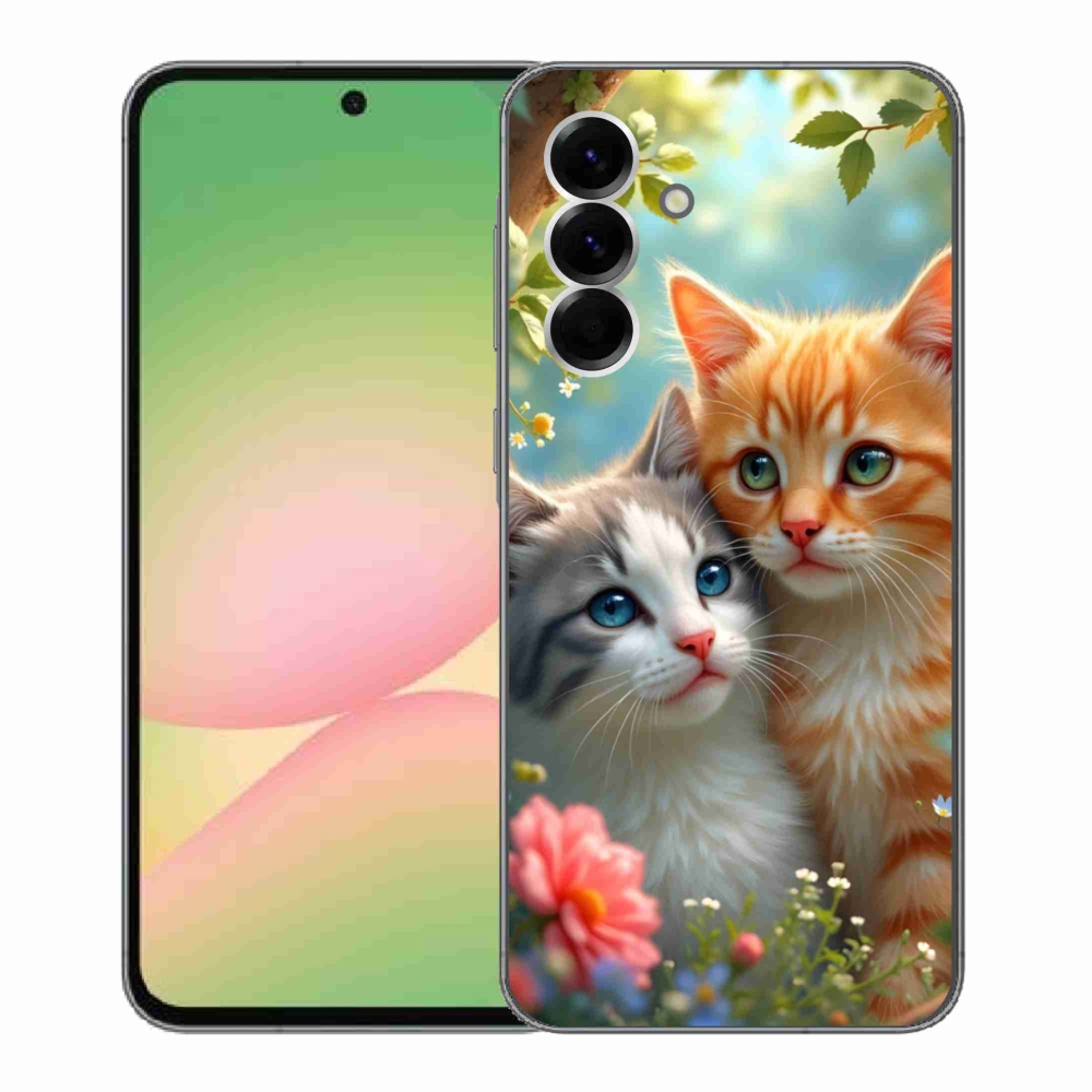 Gél borítás mmCase Samsung Galaxy A56 5G - macskaszerelem 2