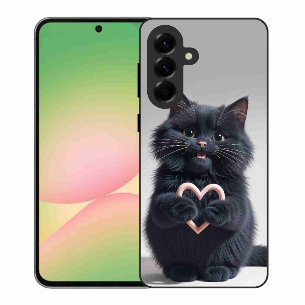 Gél borítás mmCase Samsung Galaxy A56 5G - macskaszerelem 3