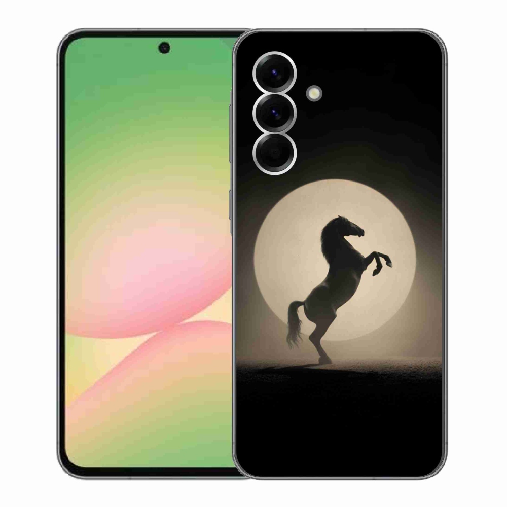 Zselés borítás mmCase Samsung Galaxy A56 5G - ló sziluettje