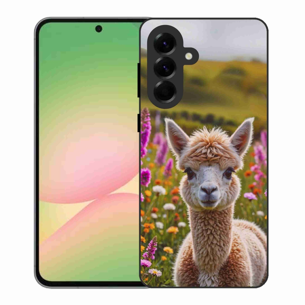 Zselés borítás mmCase Samsung Galaxy A56 5G - láma a réten