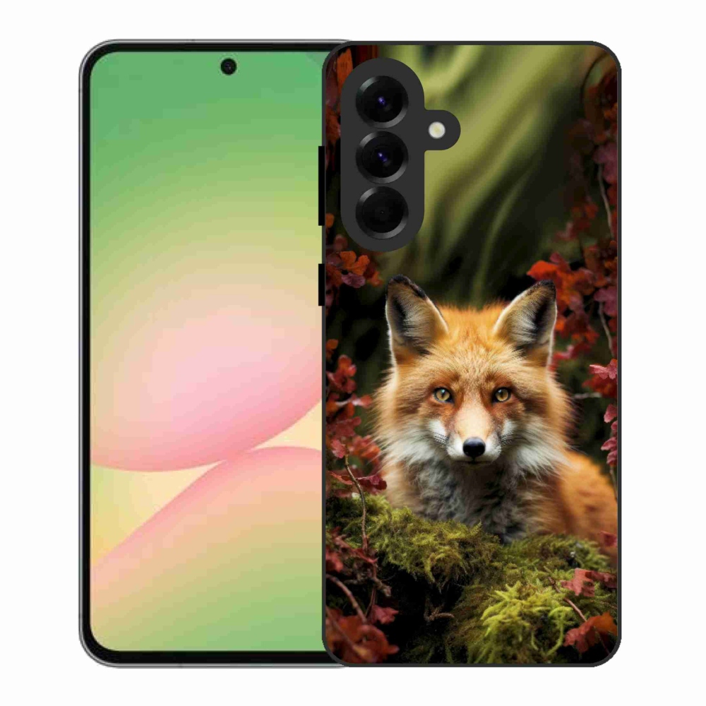 Zselés borítás mmCase Samsung Galaxy A56 5G - róka az erdőben