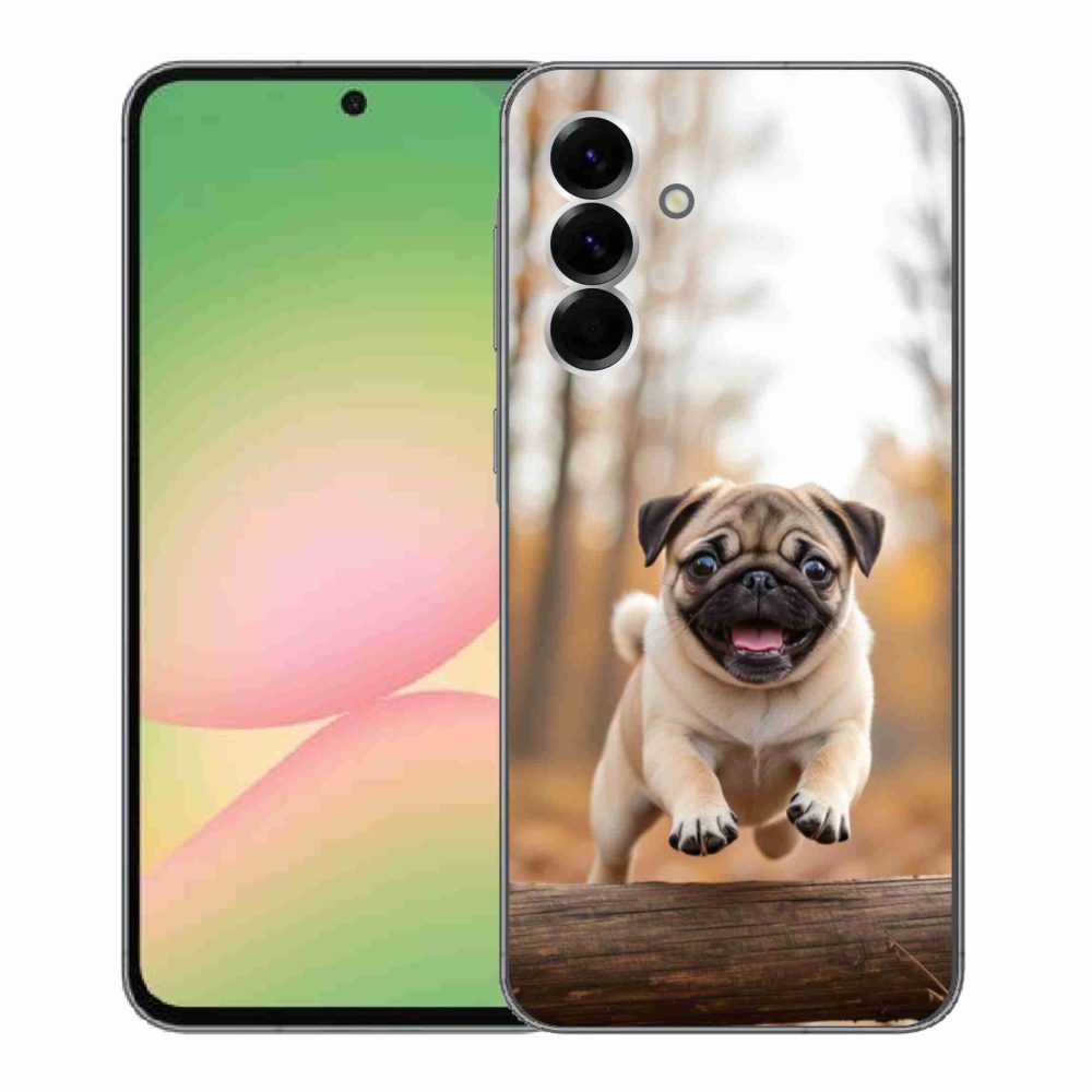 Zselés borítás mmCase Samsung Galaxy A56 5G - mopsz 2