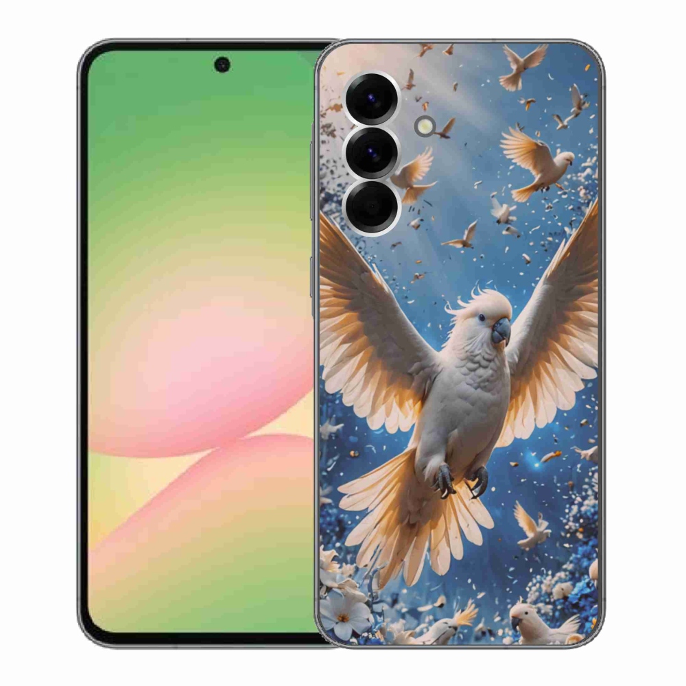 Gél borítás mmCase Samsung Galaxy A56 5G - papagáj kakadu