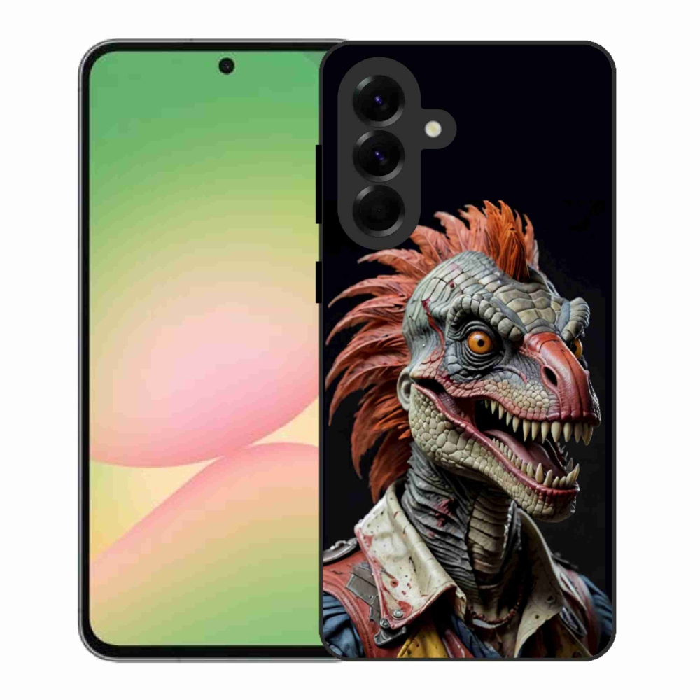 Gél borítás mmCase Samsung Galaxy A56 5G - punk dinoszauruszhoz