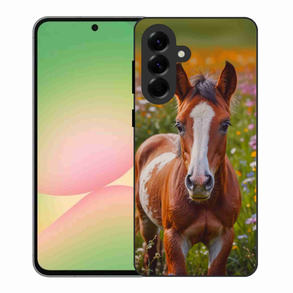 Gél borítás mmCase Samsung Galaxy A56 5G - aranyos csikóhoz