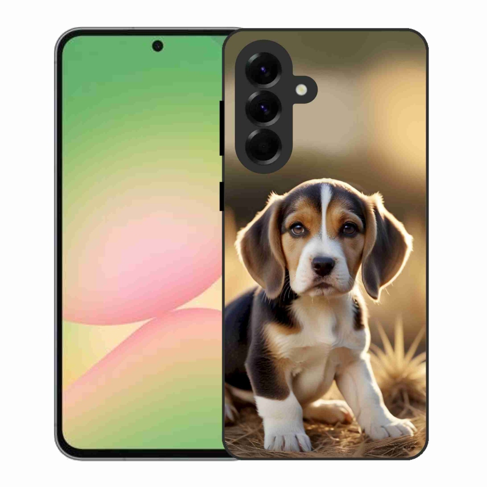 Gél borítás mmCase Samsung Galaxy A56 5G - aranyos beagle - Samsung Galaxy A56 5G számára