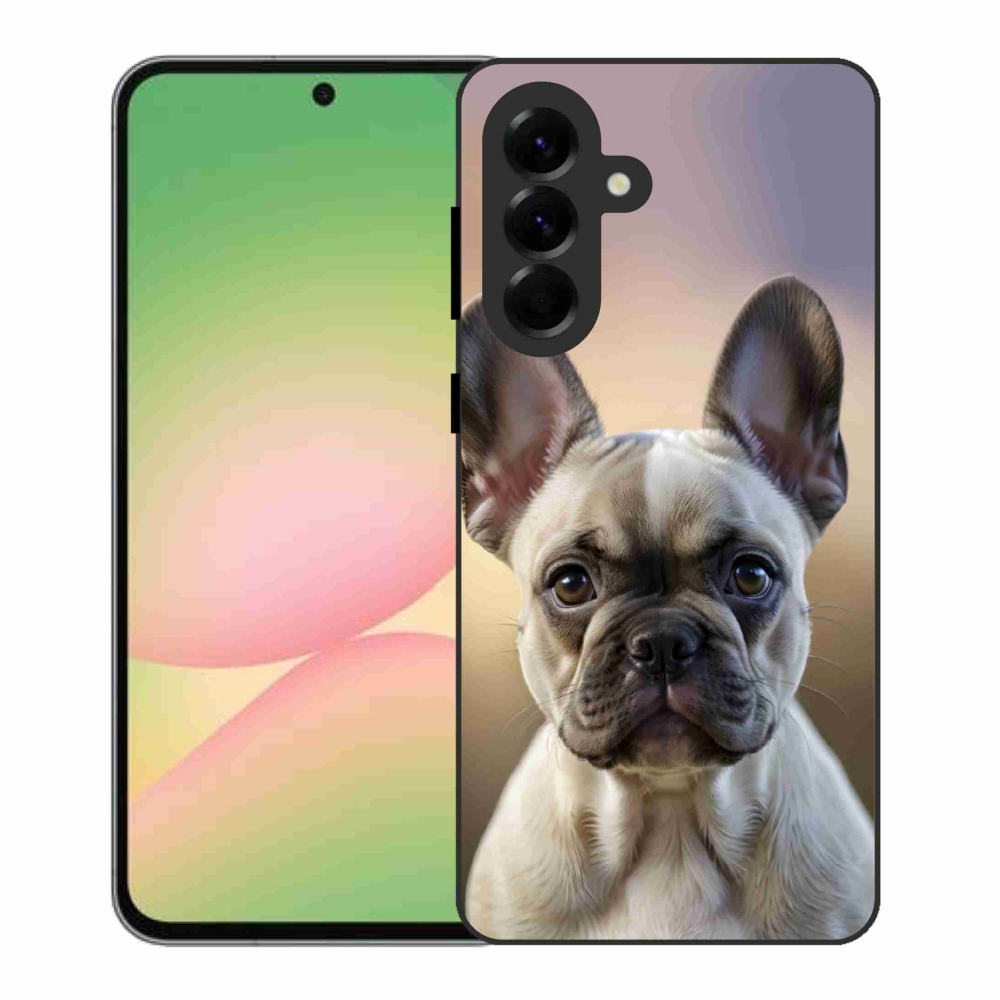 Gél borítás mmCase Samsung Galaxy A56 5G - aranyos francia bulldoghoz