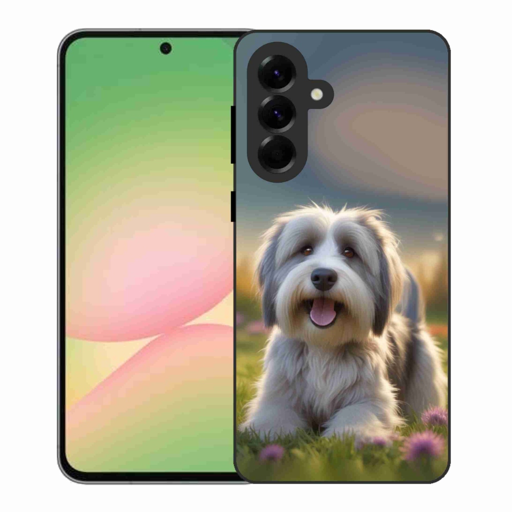 Gél borítás mmCase Samsung Galaxy A56 5G - aranyos Havanna kutya