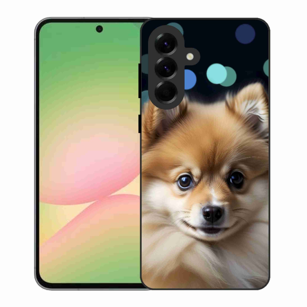 Gél borítás mmCase Samsung Galaxy A56 5G - aranyos pomerániai állathoz