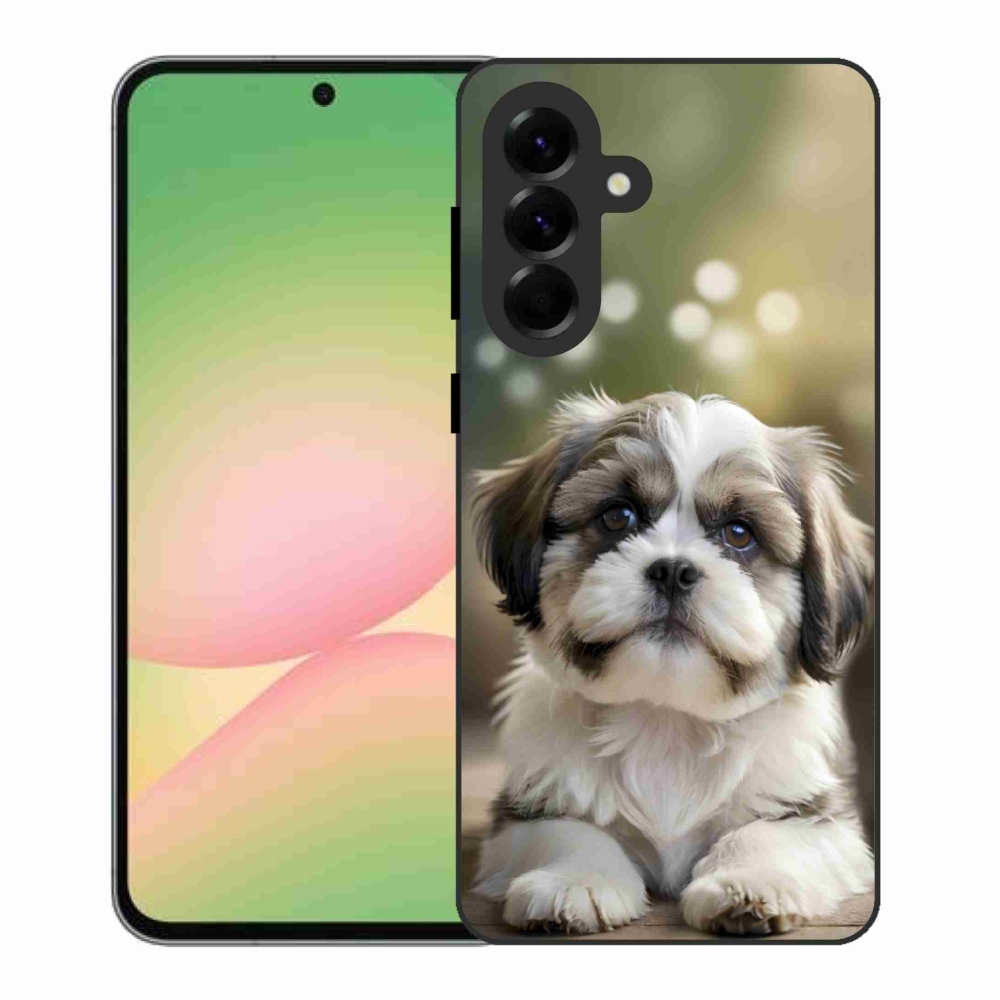Gél borítás mmCase Samsung Galaxy A56 5G - aranyos shih-tzu