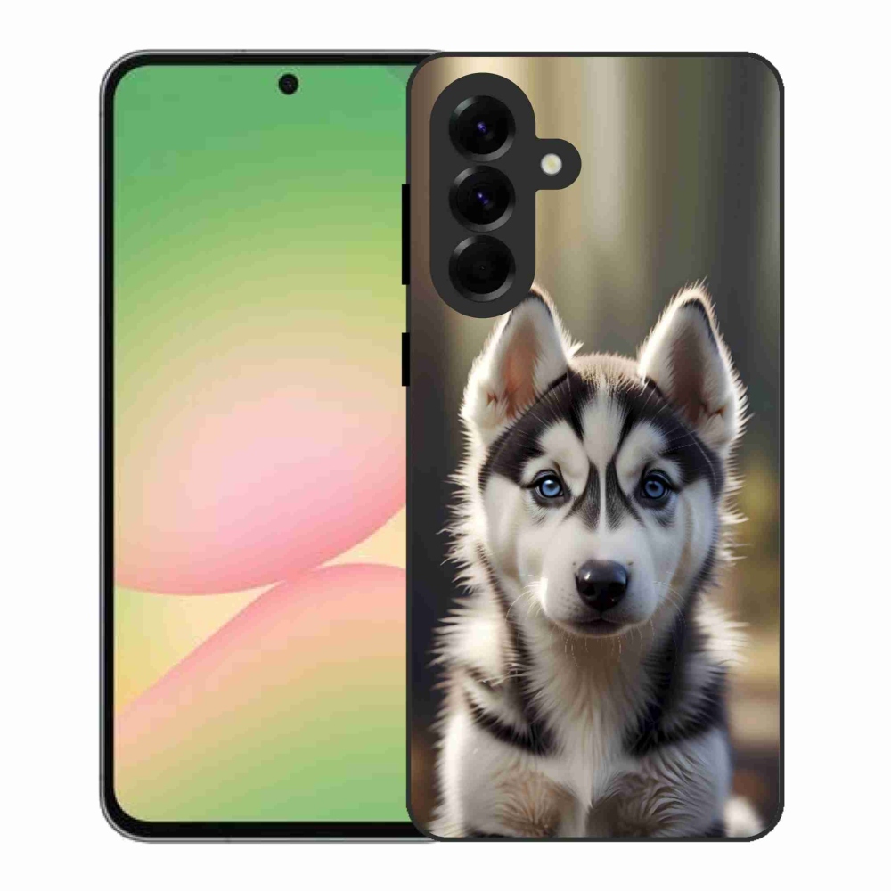 Gél borítás mmCase Samsung Galaxy A56 5G - aranyos szibériai husky - Samsung Galaxy A56 5G számára