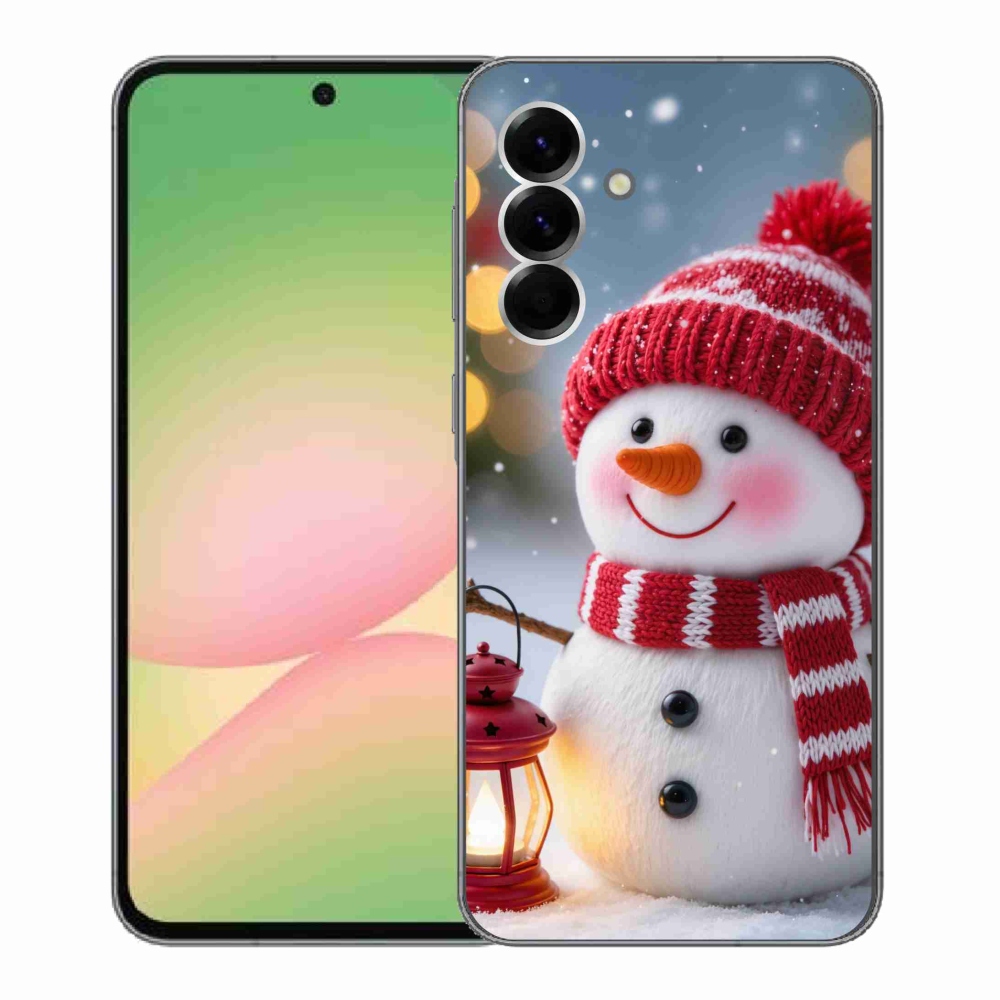 Gél borítás mmCase Samsung Galaxy A56 5G - hóember 2