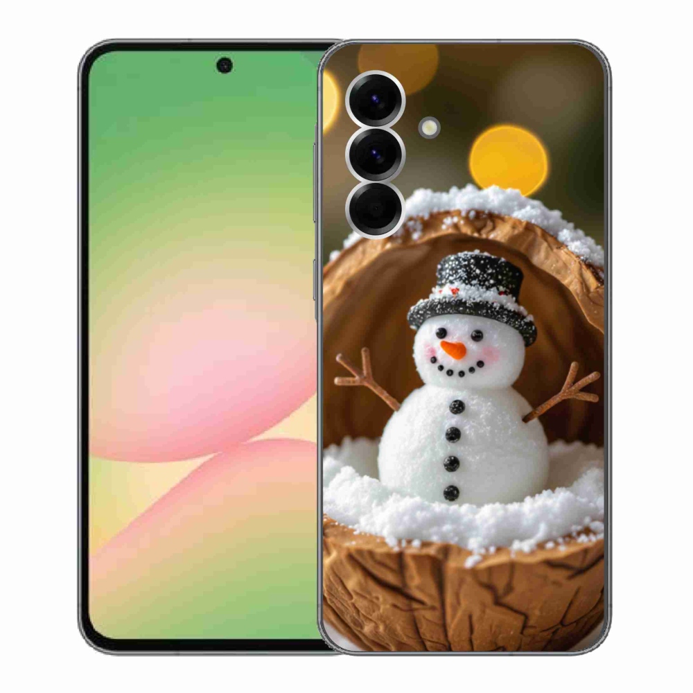 Gél borítás mmCase Samsung Galaxy A56 5G - hóember 4