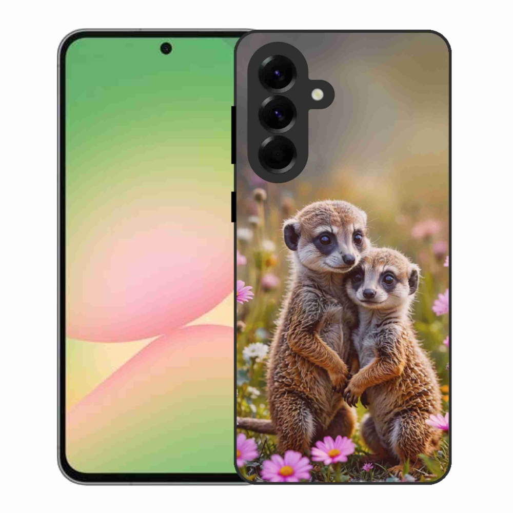 Gél borítás mmCase Samsung Galaxy A56 5G - szurikátás duóhoz
