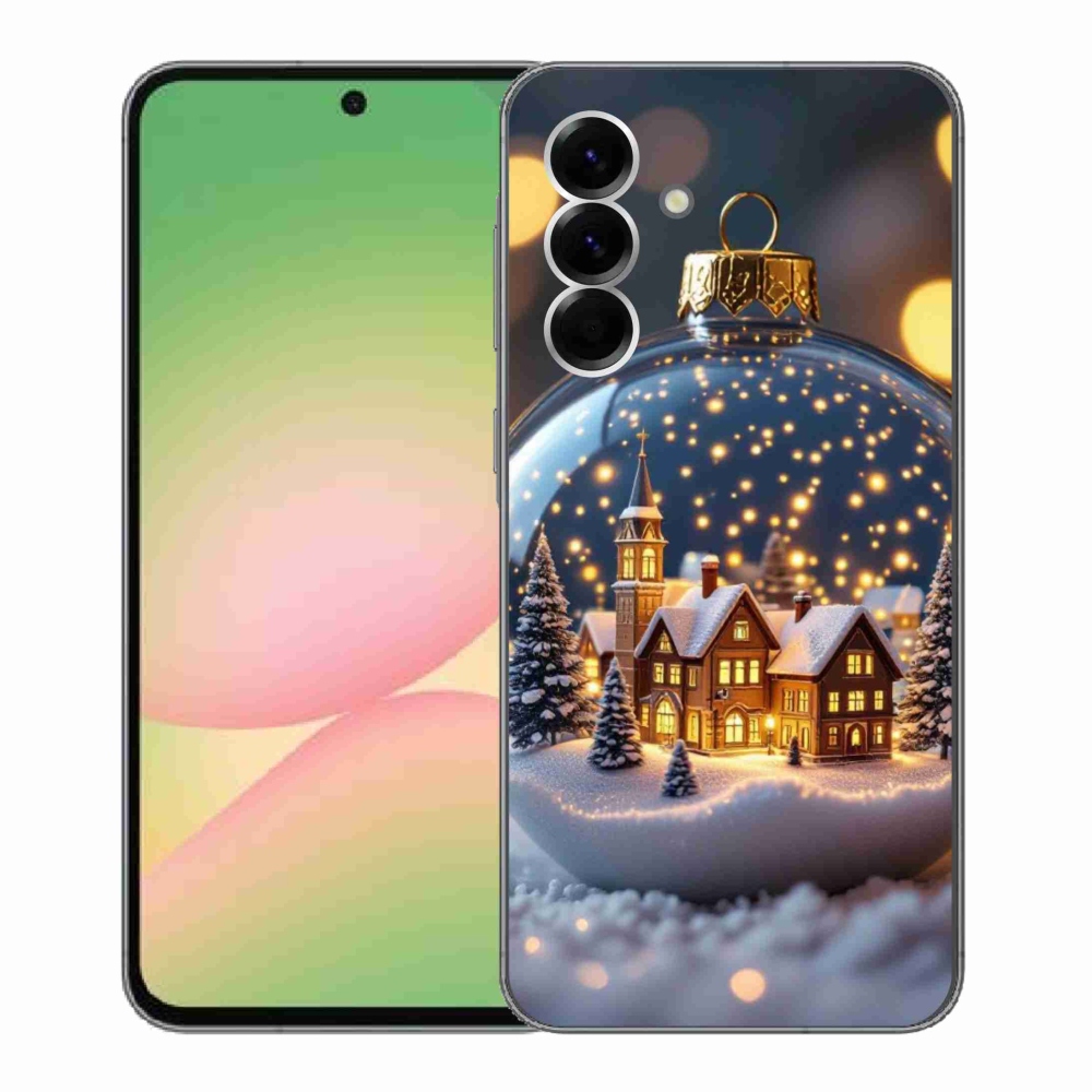 Gél borító mmCase Samsung Galaxy A56 5G - Karácsonyi gömbök 4