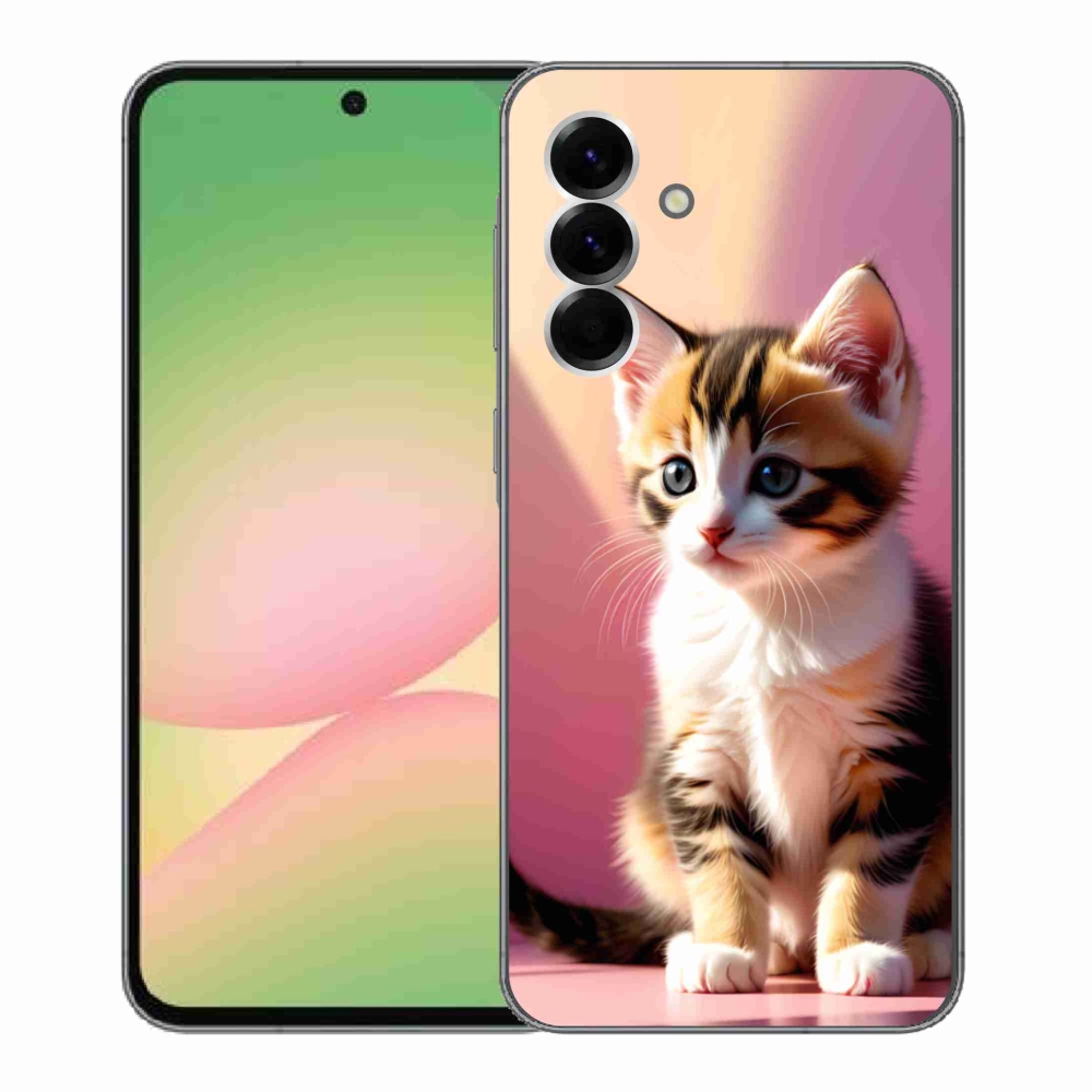 Gél borítás mmCase Samsung Galaxy A56 5G - kíváncsi cica 2