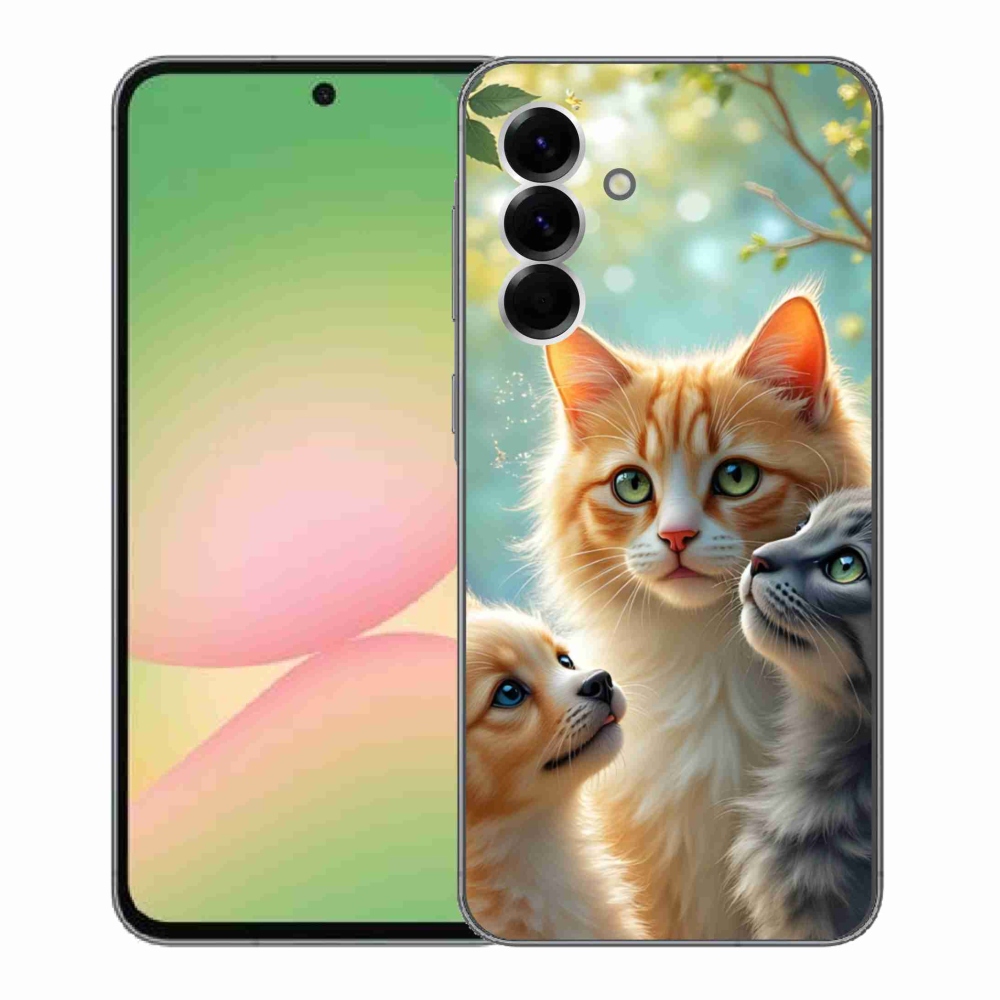 Gél borítás mmCase Samsung Galaxy A56 5G - állatbarátság 2